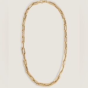 Rome Bold Link Chain Necklace 18” 14k new